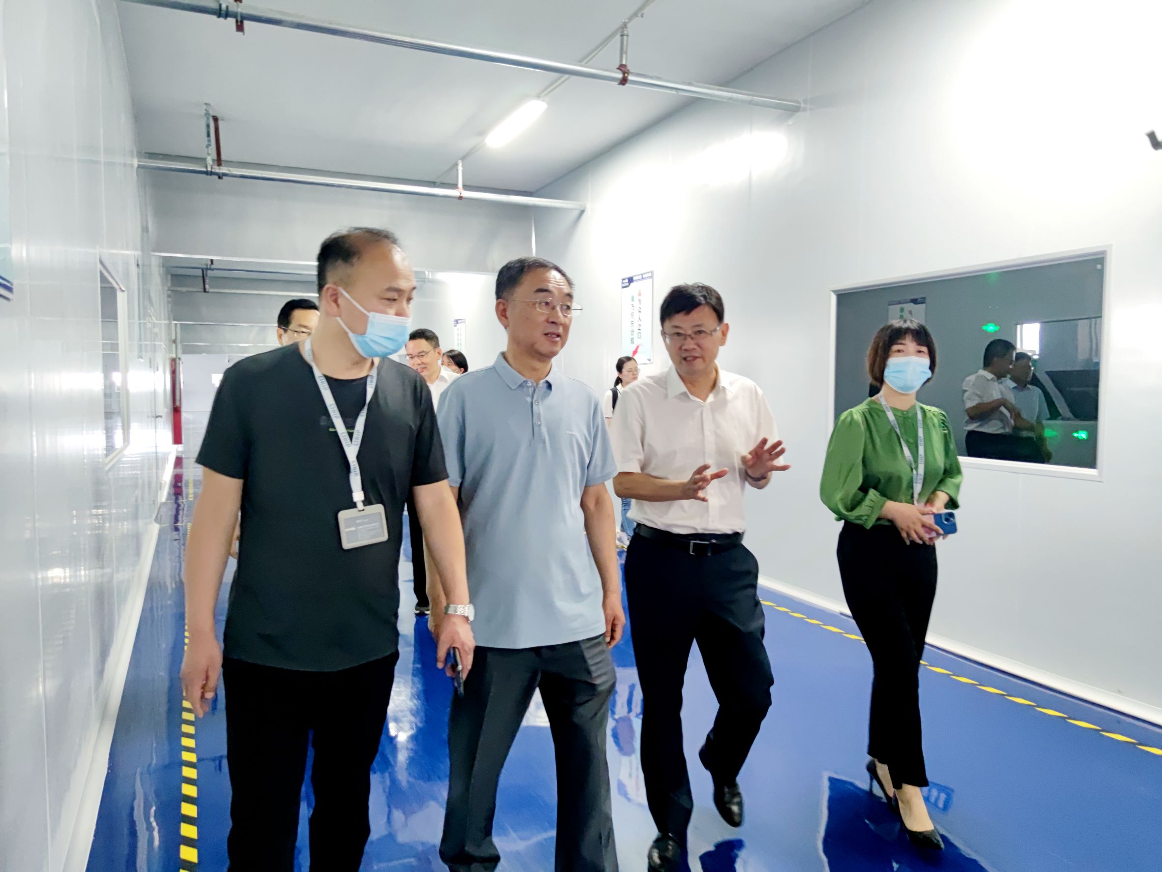 省生态环境督查组莅临极悦娱乐科技 (6)