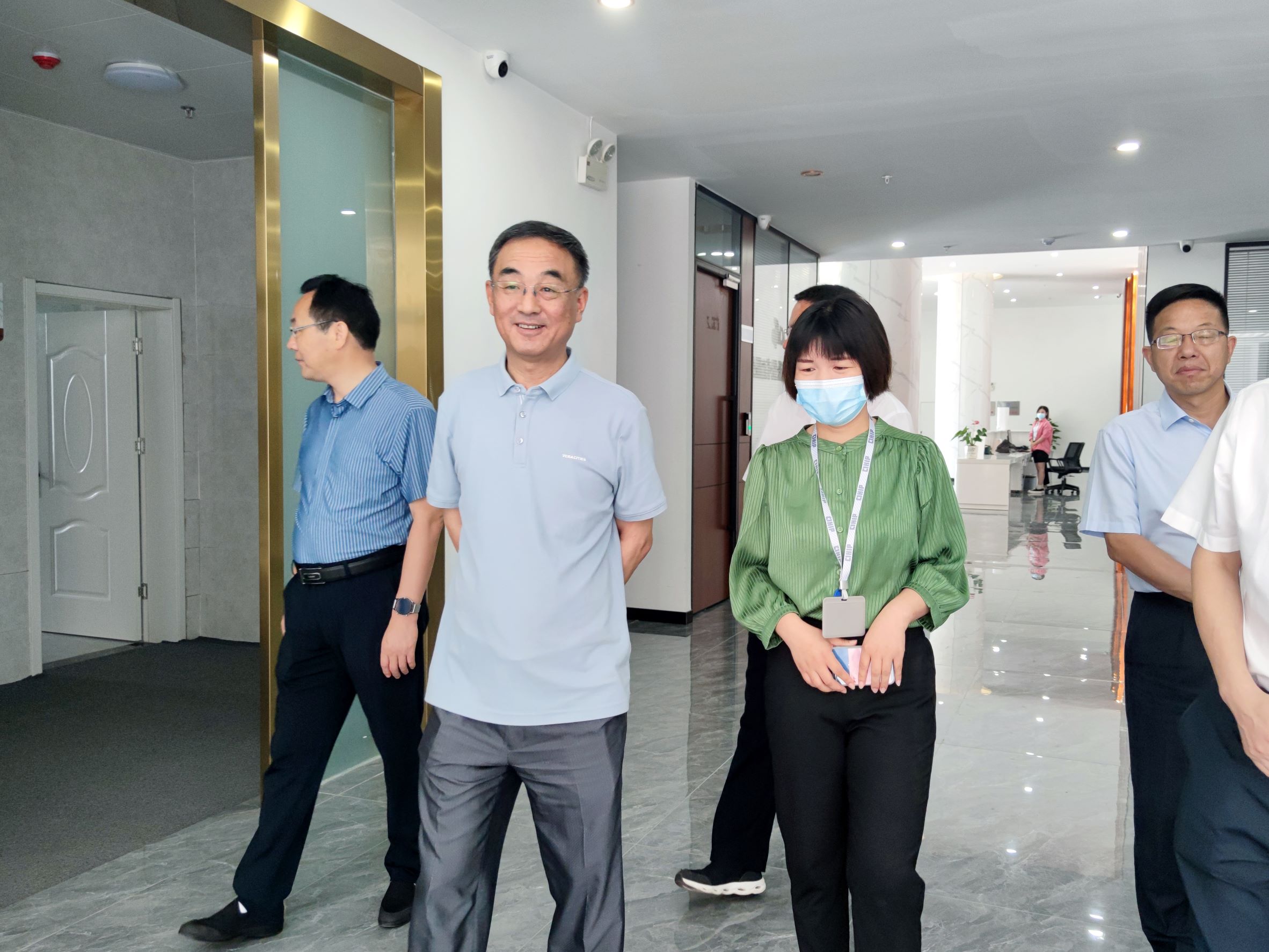 省生态环境督查组莅临极悦娱乐科技 (8)