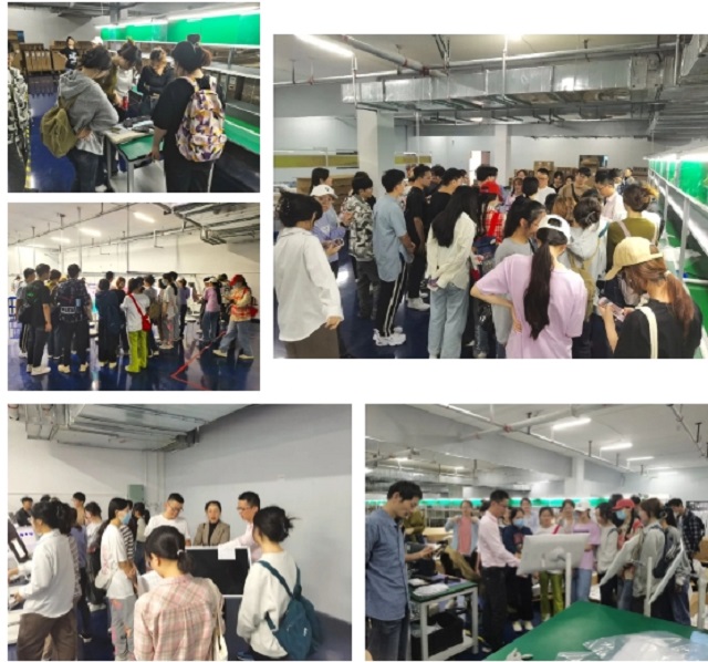 安理大人工智能学院师生参观极悦娱乐科技车间